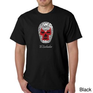 Los Angeles Pop Art Mens Luchador Wrestling Mask T shirt