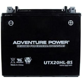 UPG Dry Charge 12 Volt 18 Ah Capacity D Terminal Battery UTX20HL BS