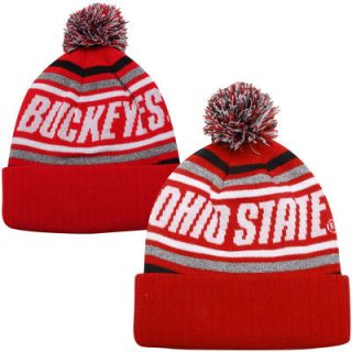 Top of the World Ohio State Buckeyes Striker Knit Hat   Scarlet/Gray