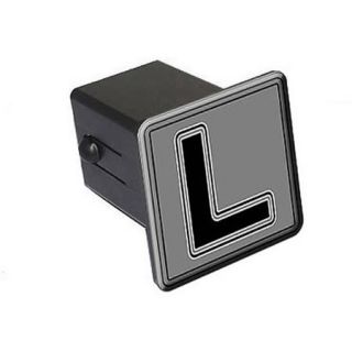 L Letter Initial 2" Tow Trailer Hitch Cover Plug Insert