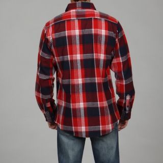 Burnside Mens Red Flannel Shirt FINAL SALE  ™ Shopping