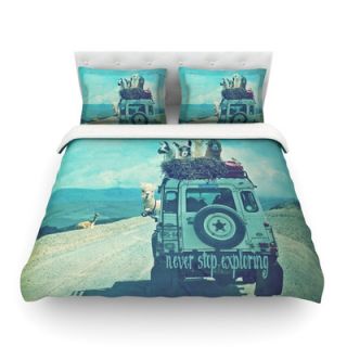 Never Stop Exploring III by Monika Strigel Light Cotton Duvet Cover by