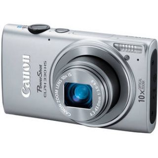 Canon PowerShot ELPH 330 HS Digital Camera (Silver) 8203B001