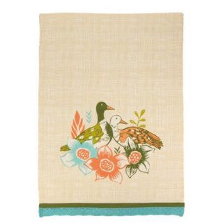 Sarah Watts Ducks Among Flowers Kitchen Towel