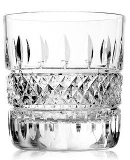 Set of 2 Waterford Irish Lace Double Old Fashioned Glasses   Bar