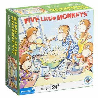 Five Little Monkeys Birthday Cake Puzzle