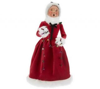 Byers Choice 13 Christmas Decorating Santa or Mrs. Claus —