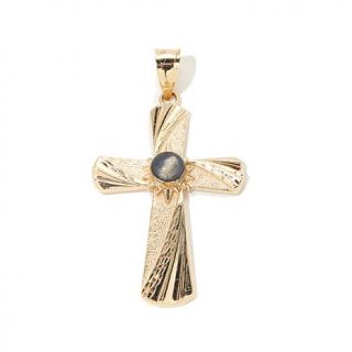 Michael Anthony Jewelry® 10K Nativity Stone Cross Pendant   7513558