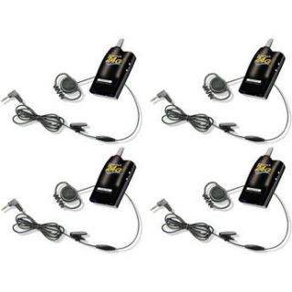 Eartec Simultalk 24G Beltpacks with Loop Headsets SLT24G4LO
