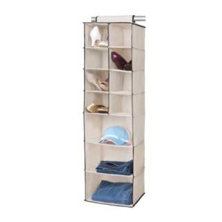 8 Shoe Pocket and 3 Shelf Hanging Organizer