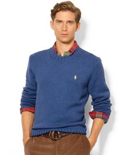Polo Ralph Lauren Sweater, Crew Neck Cotton Pullover   Men