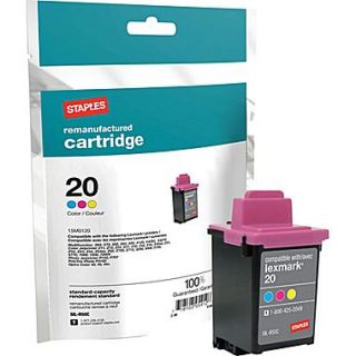 Remanufactured Color Ink Cartridge Compatible with Lexmark 20