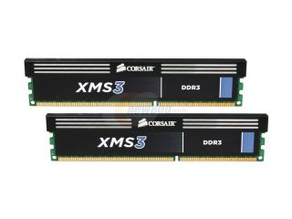 CORSAIR XMS 4GB (2 x 2GB) 240 Pin DDR3 SDRAM DDR3 1600 (PC3 12800) Desktop Memory Model CMX4GX3M2B1600C9