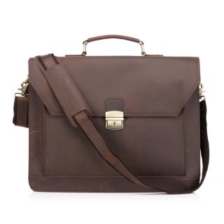 Vicenzo Leather Professional Full Grain Leather 14 inch Laptop