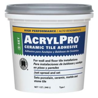 Custom Building Products AcrylPro 1 Qt. Ceramic Tile Adhesive ARL4000QT