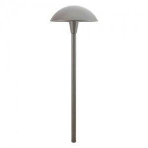 Focus Industries AL 12 BRT 12V 18W 8" Large Mushroom Hat Path Light   Bronze Texture (Open Box Item)