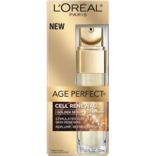 L'Oreal Paris Age Perfect Cell Renewal Golden Serum Treatment, 1.0 fl oz