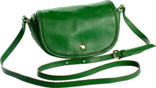 Womens Clava Page Leather Mini Crossbody   Green
