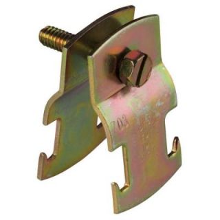 Superstrut 1 1/2 in. Universal Clamp   Gold Galvanized (Case of 25) Z703 1/2 25