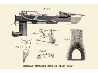 Buy Enlarge 0 587 22491 6P12x18 Howells Improved Mole or Drain Plow  Paper Size P12x18