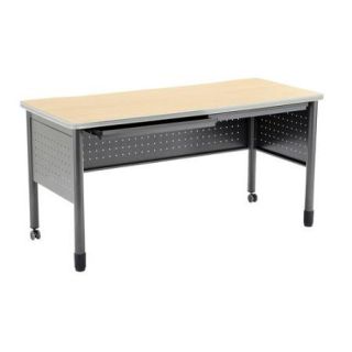 OFM Training Table Desk with Center Drawer