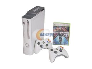 Refurbished: Microsoft Xbox 360 Premium 20 GB Hard drive White with free Crackdown game