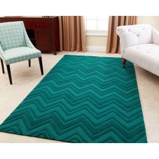 Abbyson Living Hand tufted Stacy Emerald Green New Zealand Wool Rug (5