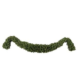 Vickerman 9 x 15 Grand Teton Swag Garland With 150 Warm White LED Wide Angle Lights and 730 Tips
