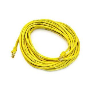 Cat6 24AWG UTP Ethernet Network Patch Cable, 30ft Yellow