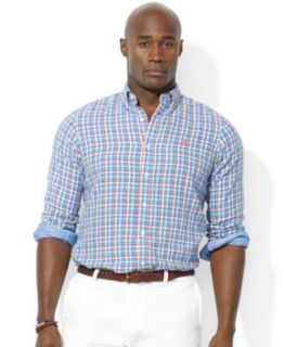 Polo Ralph Lauren Big and Tall Classic Fit Plaid Double Faced Cotton