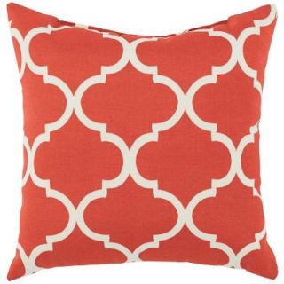 Home Decorators Collection 16 in. Landview Mango Square Outdoor Throw Pillow 2288010560
