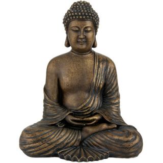 Japanese Sitting Buddha Figurine by Oriental Furniture