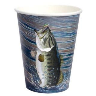 Gone Fishin' 12 Oz. Cups (8 Pack)   Party Supplies