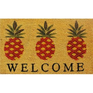 Wildon Home Pineapple Welcome Doormat