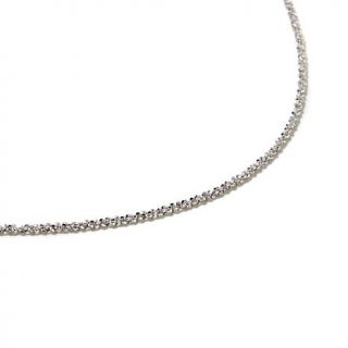 Michael Anthony Jewelry® 16" Sterling Silver Sparkle Rope Chain   7735269