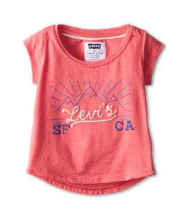 Levis® Kids Short Sleeve Knit Top (Toddler) Tea Tree Pink