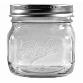 Ball Mason Jars Short Pint Clear (4 Pack) 26555