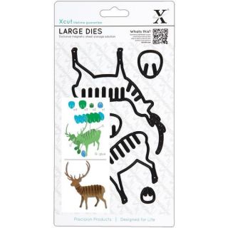 Xcut Decorative Dies Large   Christmas In The Country Stag   16017913