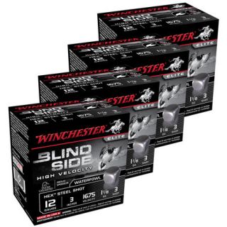 Winchester Blind Side High Velocity Ammo 250Rds 12 ga. 3 1 1/8 oz. #3 950104