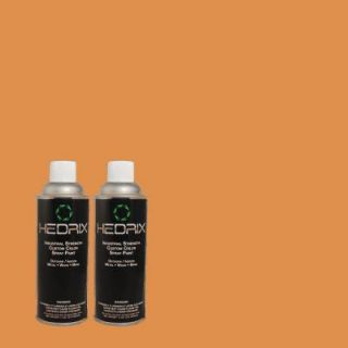 Hedrix 11 oz. Match of PMD 80 Spiced Pumpkin Gloss Custom Spray Paint (2 Pack) G02 PMD 80