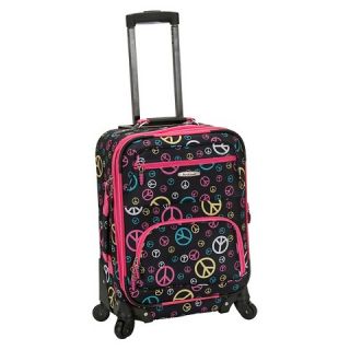Rockland Mariposa Spinner Carry On Luggage Set   Peace