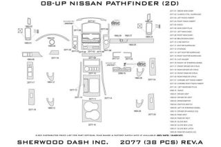 2010, 2011 Nissan Pathfinder Wood Dash Kits   Sherwood Innovations 2077 BI   Sherwood Innovations Dash Kits