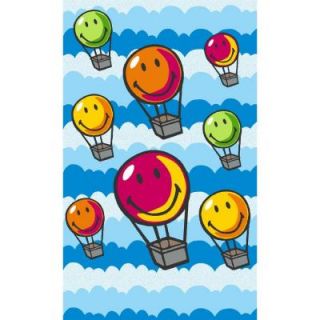 SPACES Home & Beyond Hot Air Balloons Multi 4 ft. x 6 ft. 6 in. Indoor Area Rug EFMT BTRG ERG4 06