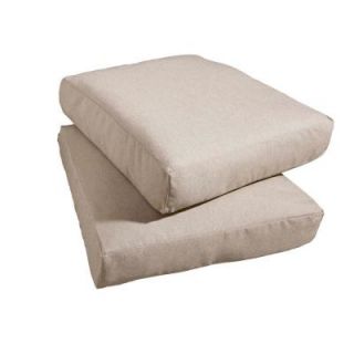 Hampton Bay Marshall Replacement Outdoor Chair Cushion (2 Pack) HD14310