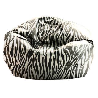 Comfort Research Big Joe SmartMax Zebra Bean Bag Chair