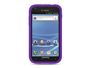 Samsung Galaxy S II/Hercules T989 Purple Silicone Skin Case
